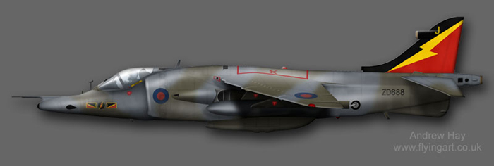 Harrier GR.3 ZD688 IV(AC) Sqn